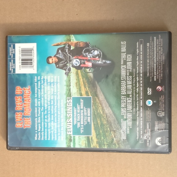 3/$14 Roustabout DVD - Picture 2 of 4